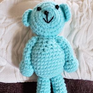 Hand made crochet bear